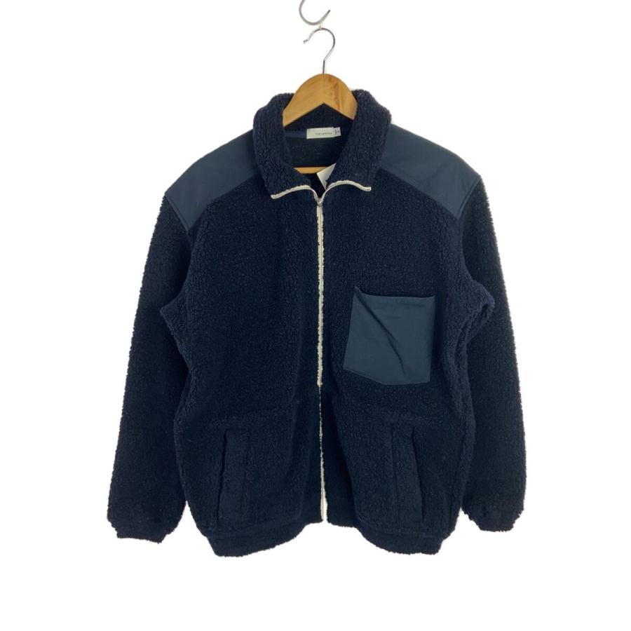 ballaholic フリースジャケット 青/クリーム