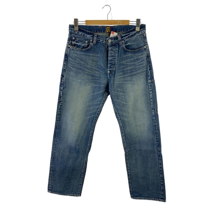 HUMAN MADE◇storm cowboy denim/ボトム/32/コットン/NVY/無地