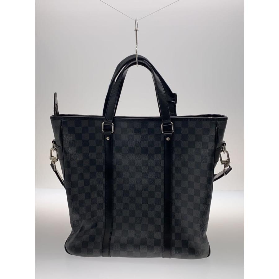 LOUIS VUITTON◇タダオPM_ダミエ・グラフィット/PVC/BLK : セカンド