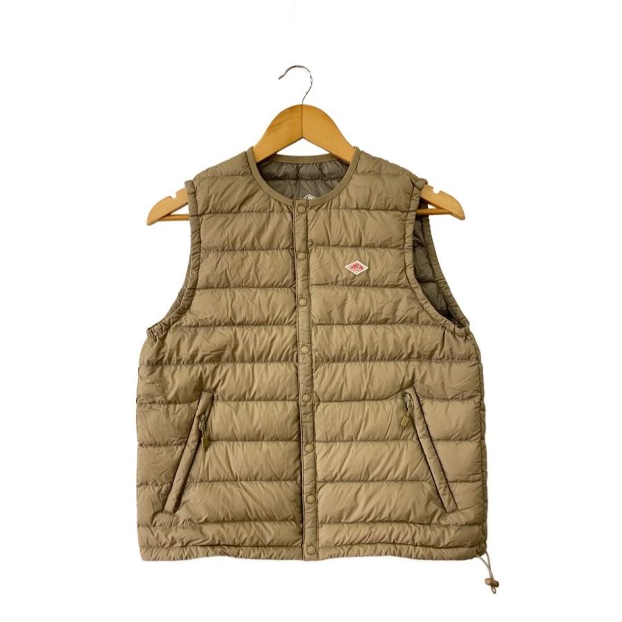 DANTON◇INNER DOWN CREWNECK VEST/インナーダウンベスト/S/ナイロン