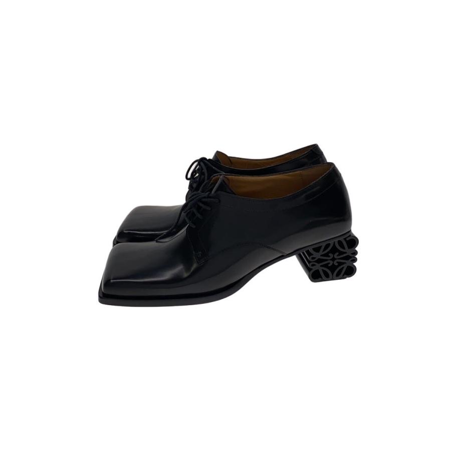 LOEWE◇アナグラムヒール/toe cap mule/ドレスシューズ/37/BLK