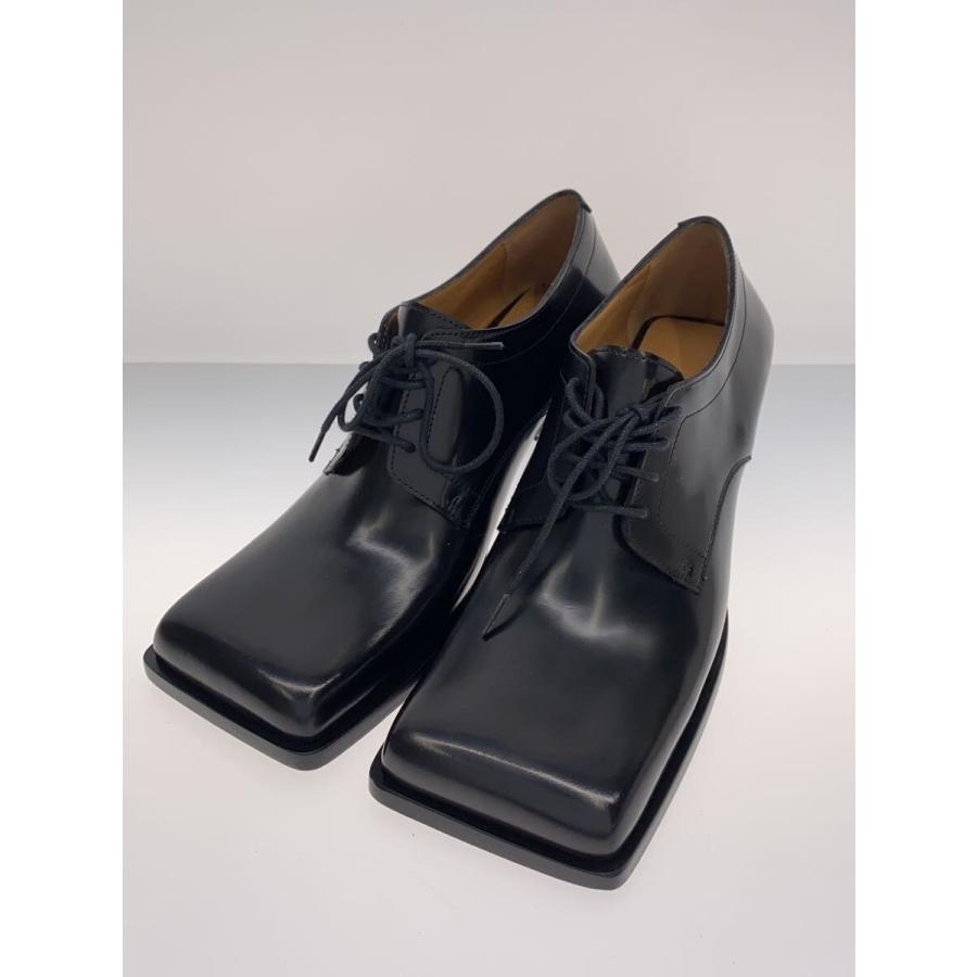 LOEWE◇アナグラムヒール/toe cap mule/ドレスシューズ/37/BLK