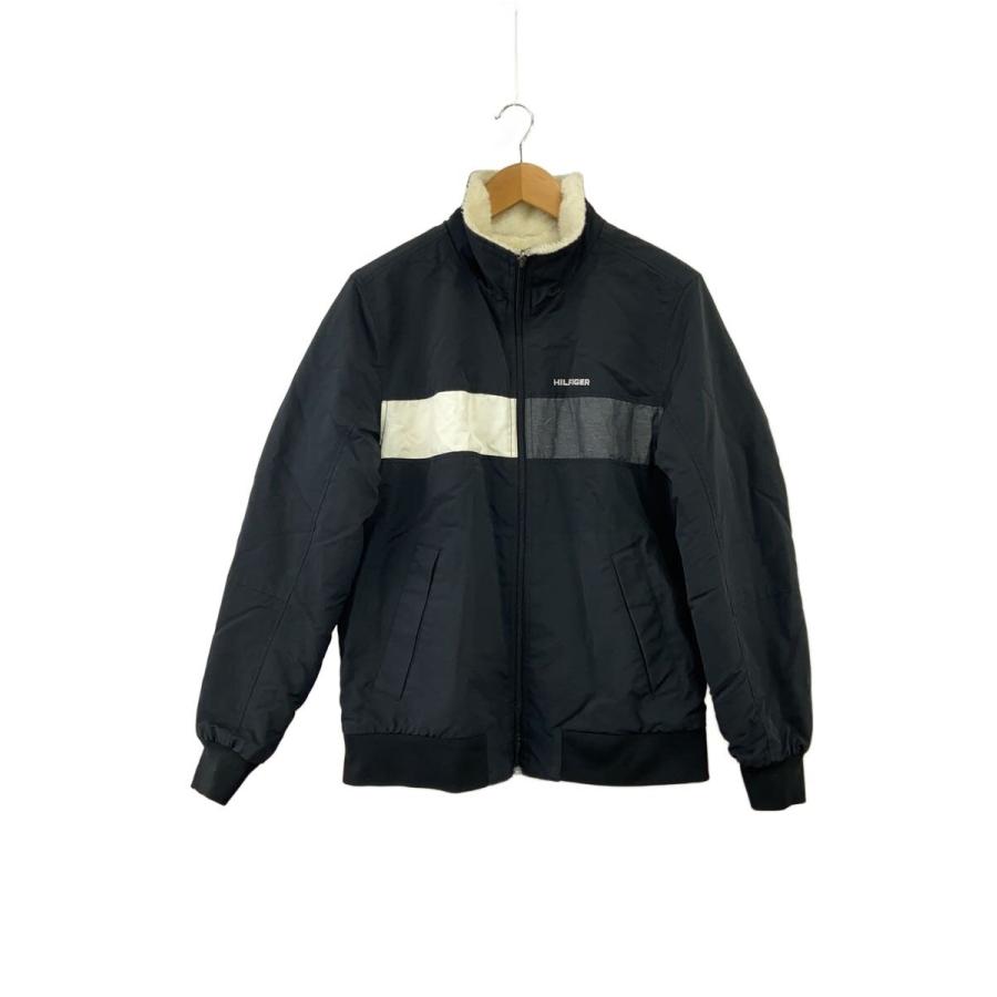 TOMMY HILFIGER◇ナイロンジャケット/リバーシブルボア/M/ナイロン/BLK 