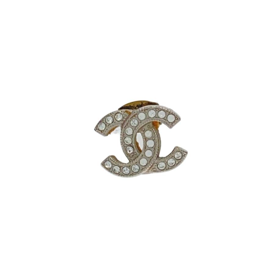 【正規品】CHANEL シャネル ココマーク ラインストーン ピアス 片方のみ CHANEL◇ココマーク/ラインストーン/片耳のみ/ピアス/--/カラー