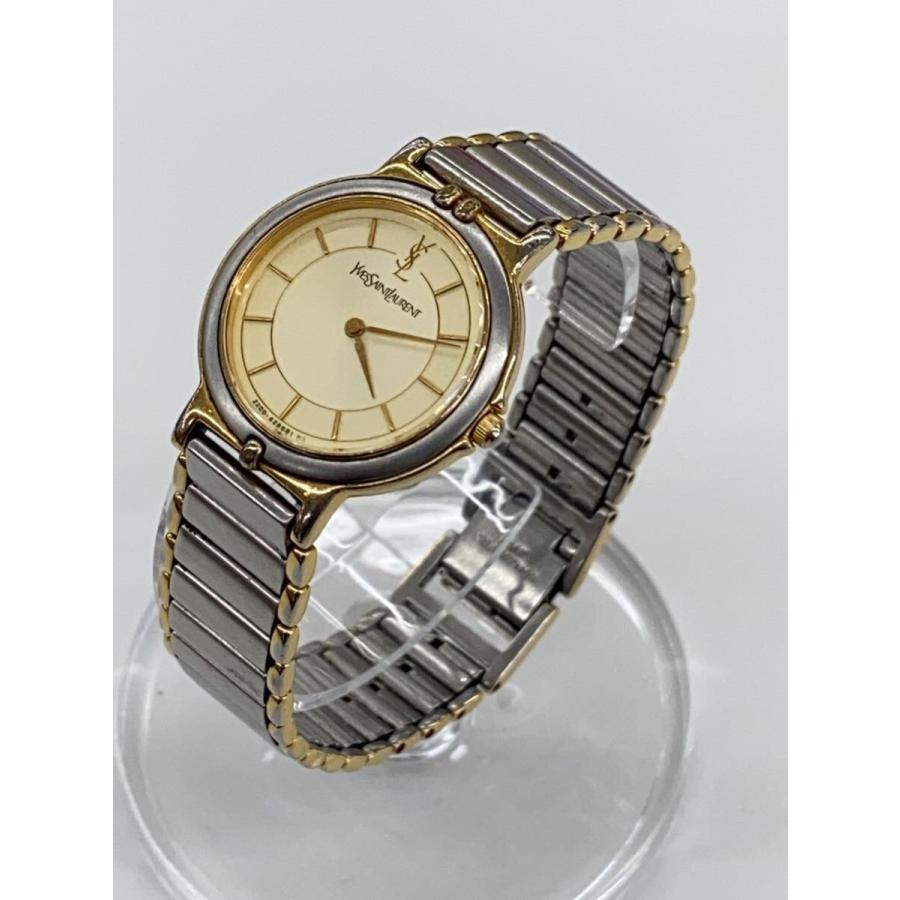 YVES SAINT LAURENT クォーツ腕時計 2200-228481 YVES SAINT LAURENT◇クォーツ腕時計/アナログ/SLV/2200-228481