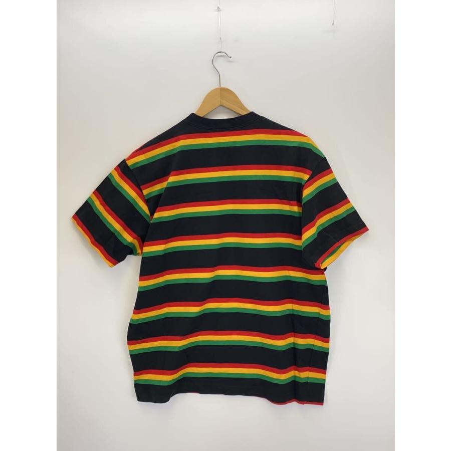 STUSSY◇80s/ラスタ/オールドステューシー/USA製/黒タグ/Tシャツ/M