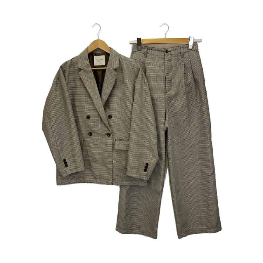 FREAK'S STORE◇セットアップ/M/ポリエステル/GRY/千鳥格子/213-3404