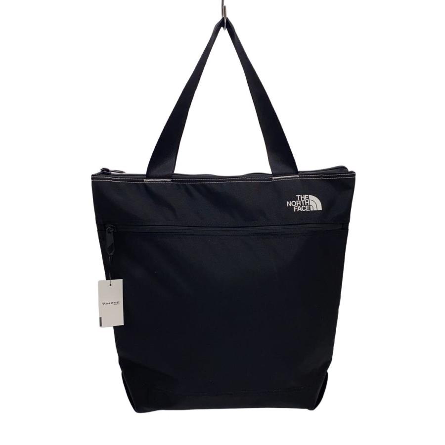 THE NORTH FACE◇トートバッグ/キャンバス/BLK/無地 : セカンド