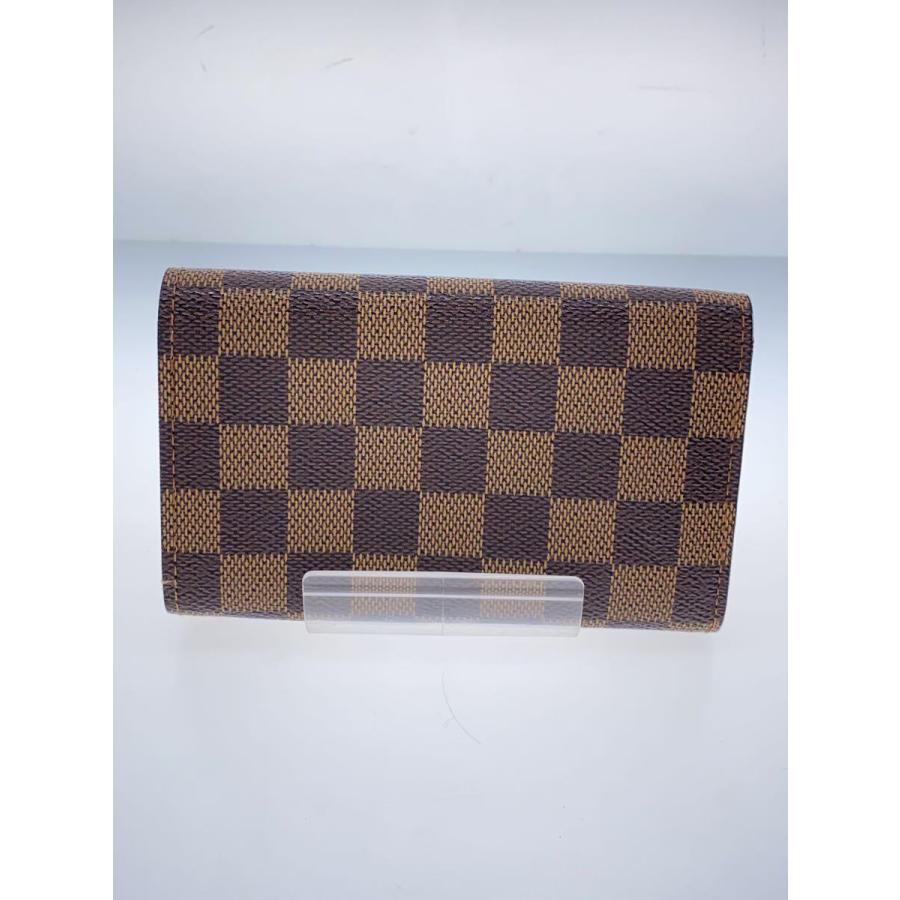 LOUIS VUITTON◆ポルトモネビエトレゾール/2つ折り財布/レザー/BRW/総柄/レディース/N61736｜ssol-shopping｜02