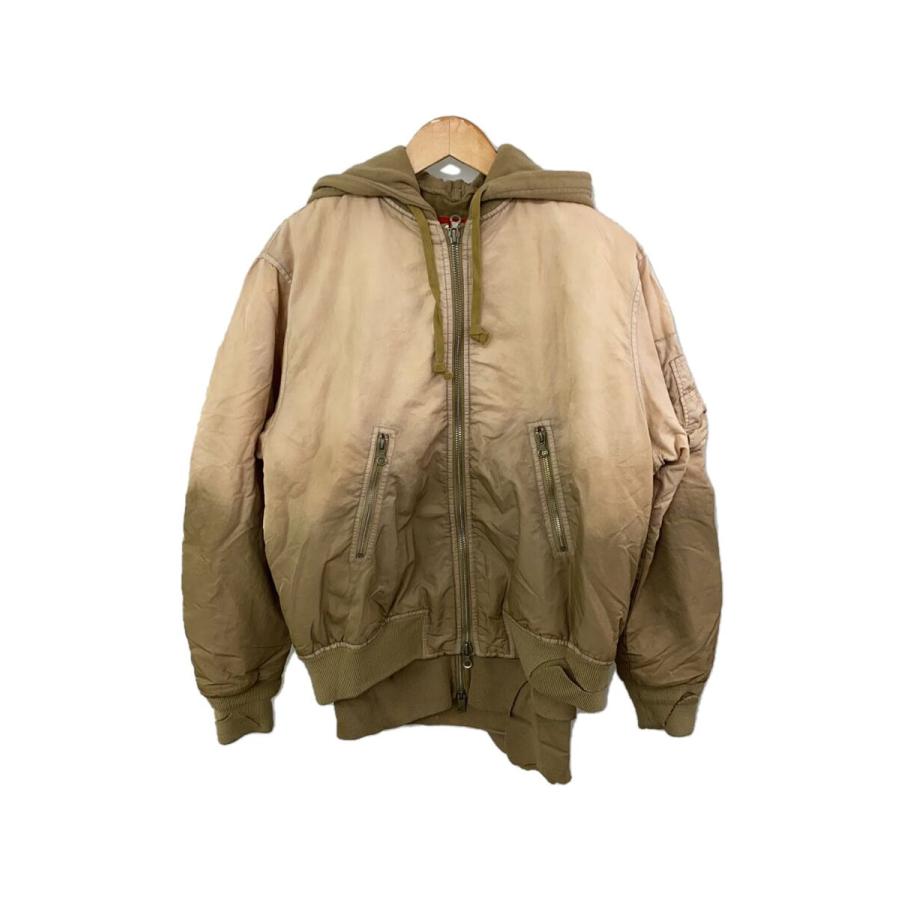 ◇DIESEL ダウンジャケット ミリタリー キャメルブラウン Lサイズ