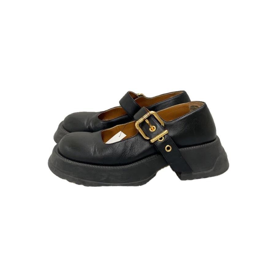MARNI◇メリージェーン/シューズ/37/BLK/レザー : セカンド MARNI◇メリージェーン/シューズ/37/BLK/レザー : セカンド