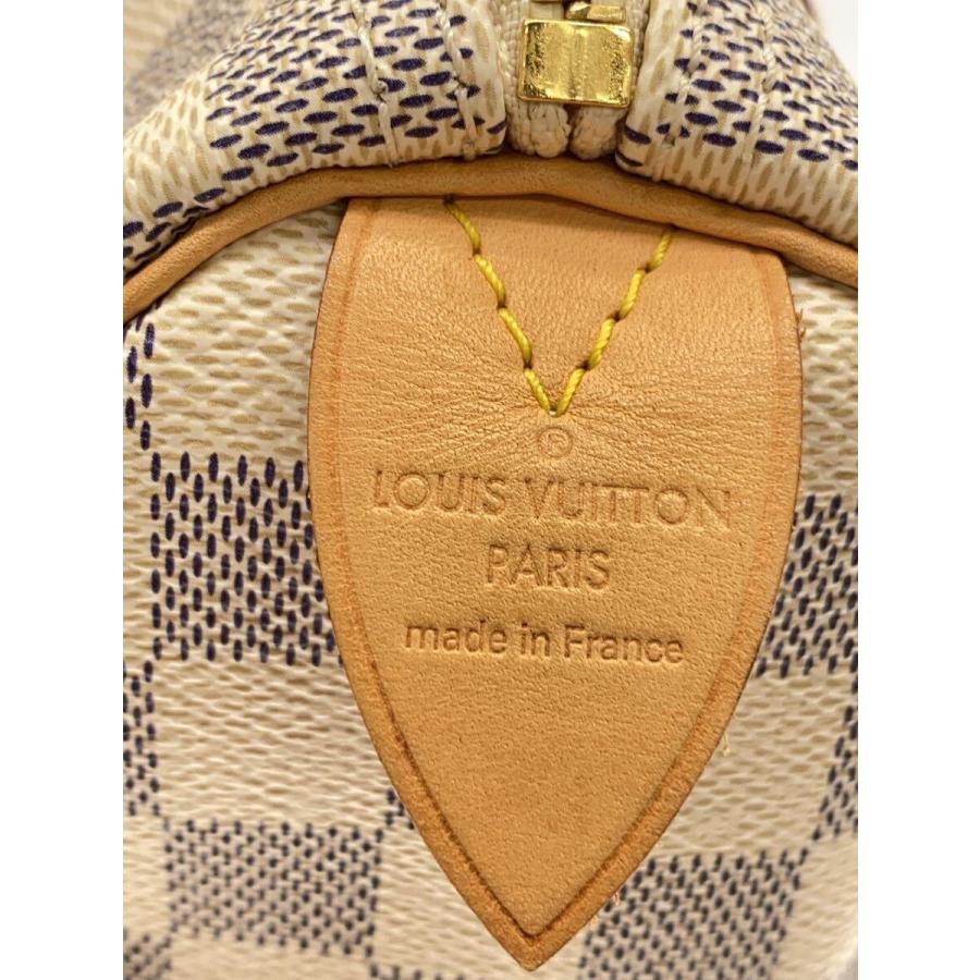 LOUIS VUITTON◇スピーディ25_ダミエ・アズール/PVC/WHT : セカンド