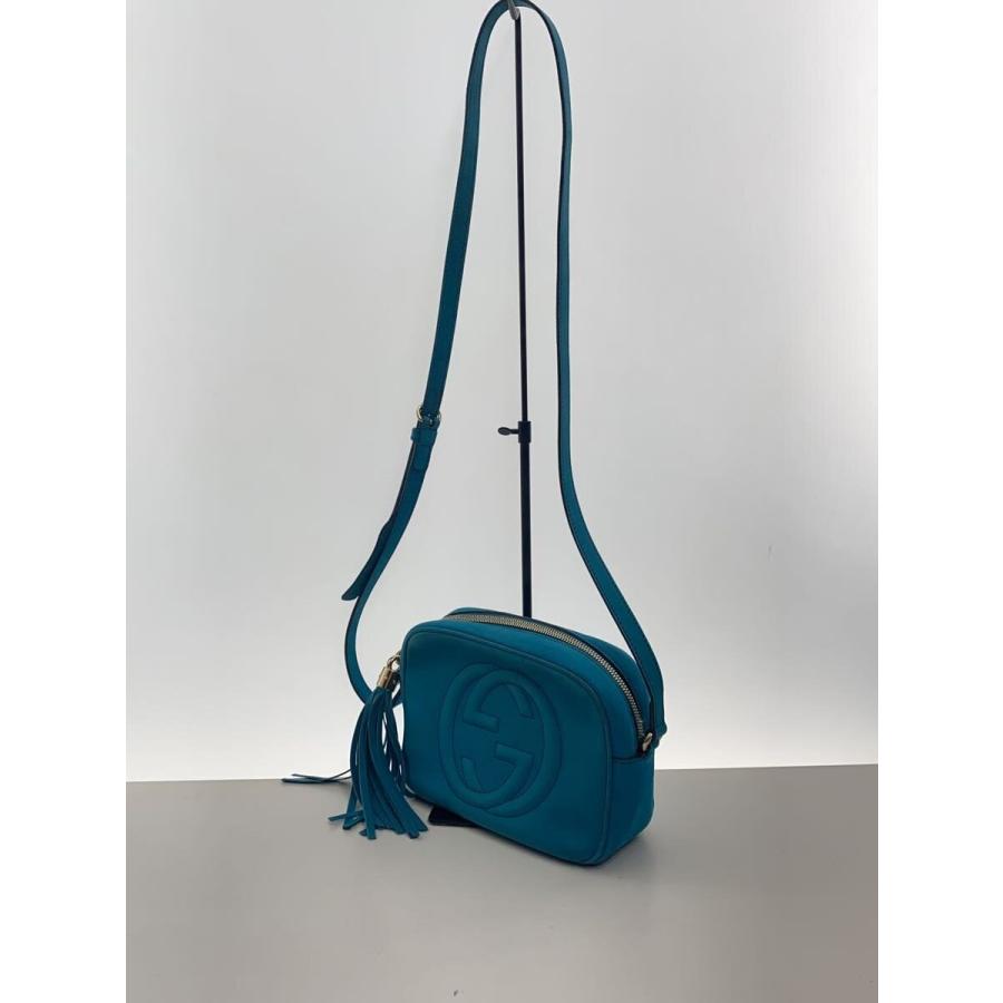 GUCCI ソーホースモールレザーディスコバックショルダーバック グッチソーホー スモールディスコバッグ ブラック ゴールド金具