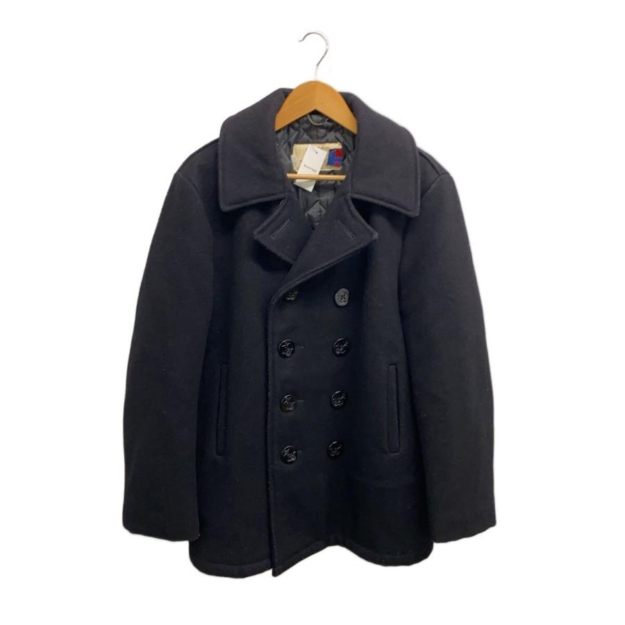 SCHOTT U.S. 740N PEA JACKET サイズ40 Schott◇U.S.740N PEA JACKET/ピーコート/40/ウール/BLK : セカンド