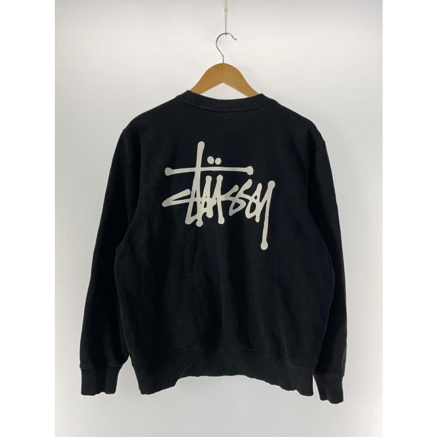 STUSSY◇スウェット/S/コットン/BLK/プリント STUSSY◇スウェット/M 