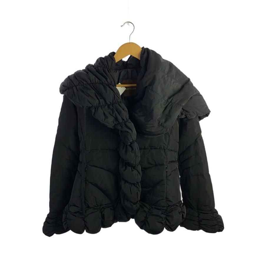 【MONCLER】ダウン/ブラック MONCLER◇ダウンジャケット/1/ナイロン/BLK/無地/46348/00/68923