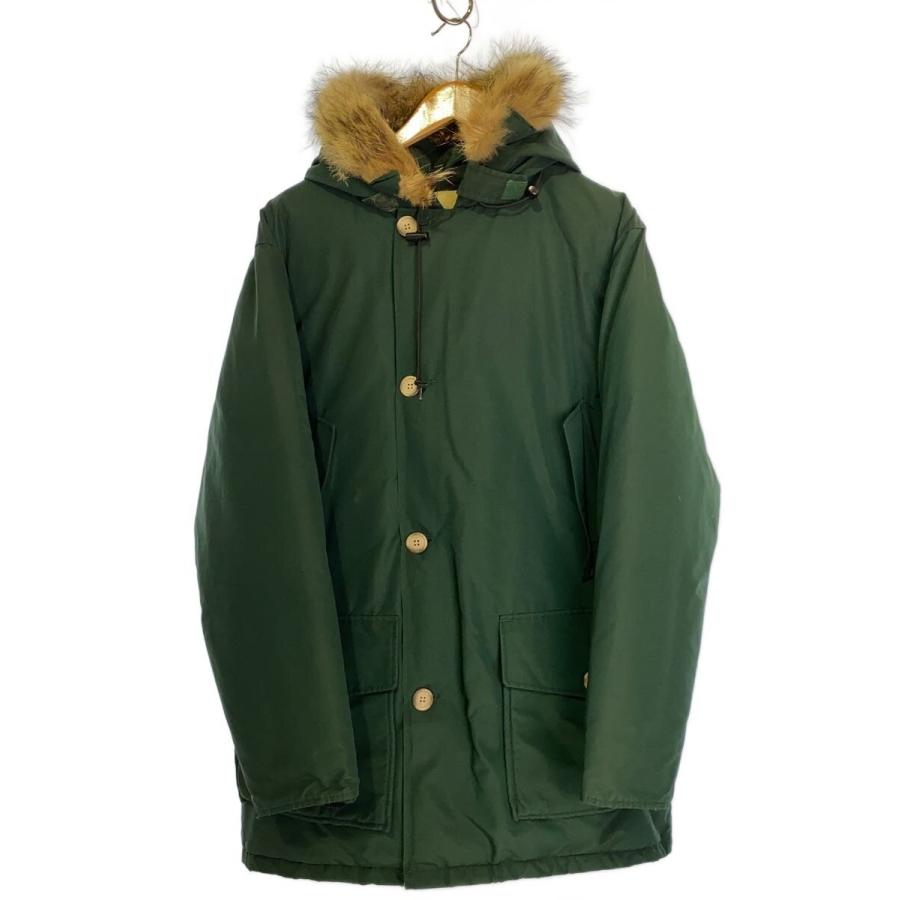 Woolrich◇ダウンジャケット/M/コットン/GRN/無地/824321 : セカンド