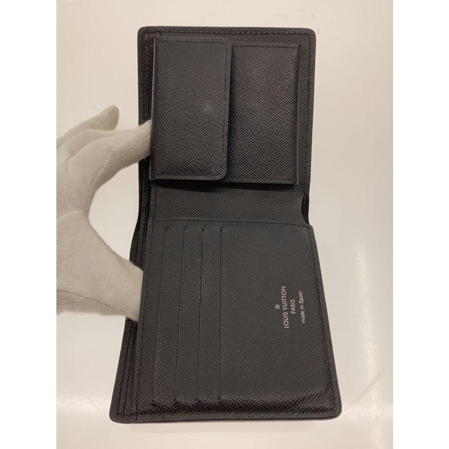 LOUIS VUITTON◇2つ折り財布/--/BLK/メンズ LOUIS VUITTON(ルイ 