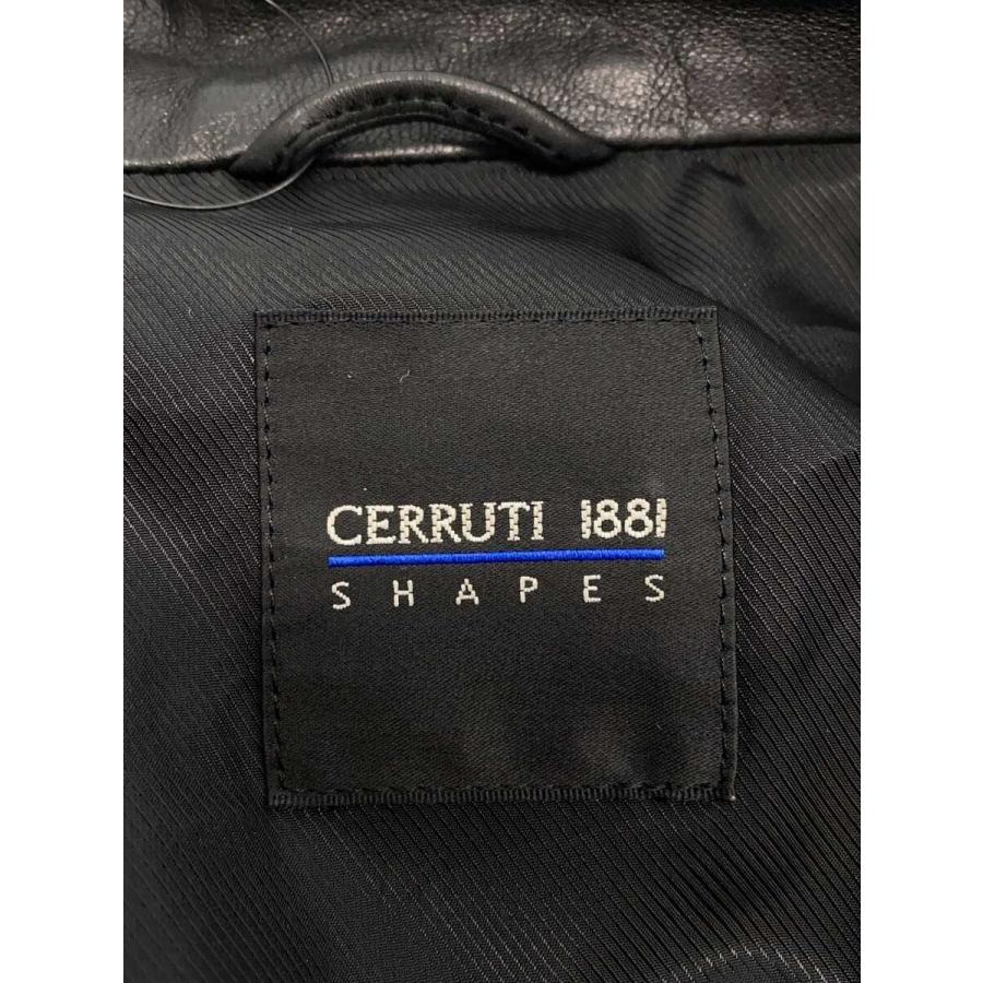 CERRUTI 1881◇コート/50/羊革/BLK/無地/414514// : セカンド 