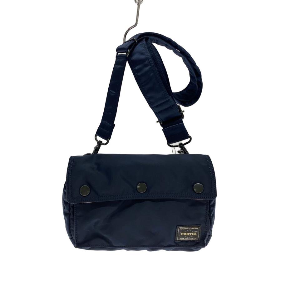 PORTER◇TANKER ENVELOPE BAG/ショルダーバッグ/ナイロン/NVY/無地/622 