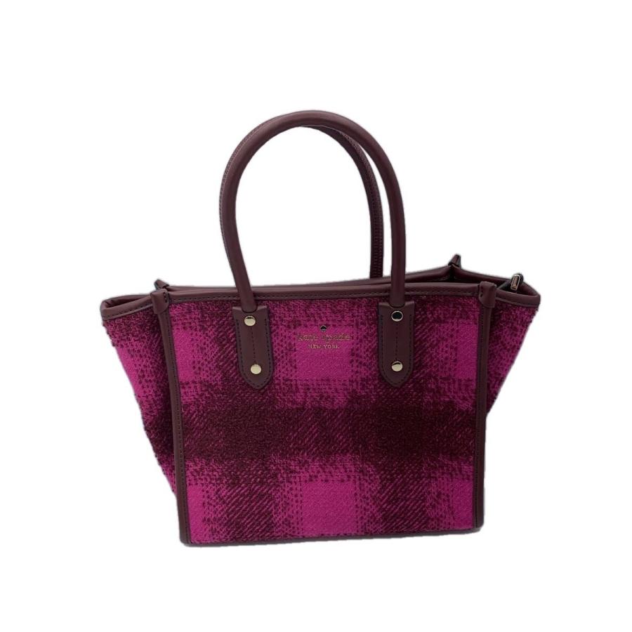 Kate Spade チェック柄 バッグ　週末セール kate spade new york◇ショルダーバッグ/--/PNK/チェック/s338