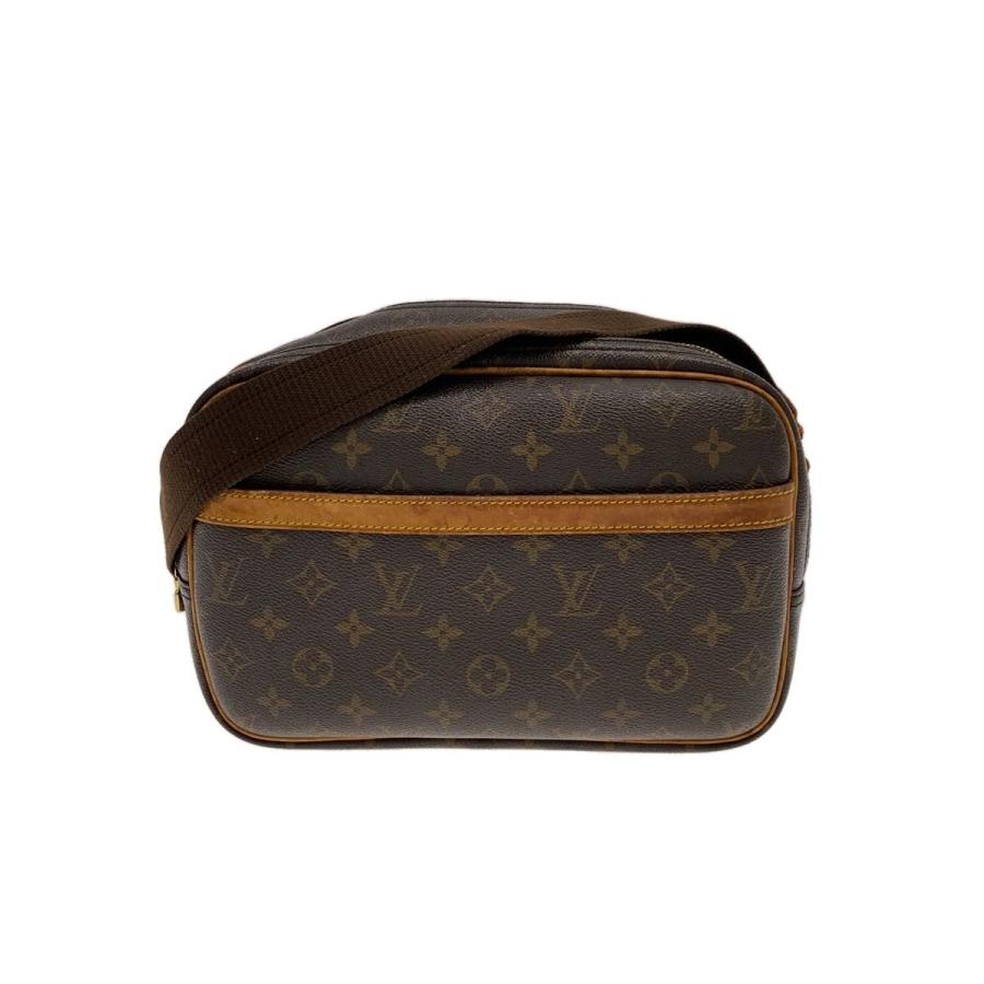 LOUIS VUITTON リポーターPM LOUIS VUITTON◇リポーターPM_モノグラム・キャンバス/PVC/BRW