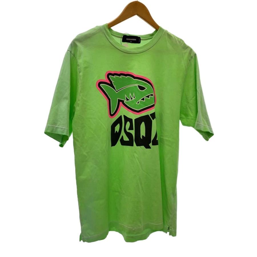 DSQUARED2◇Tシャツ/XS/コットン/GRN/S71GD1271 S20694 : セカンド
