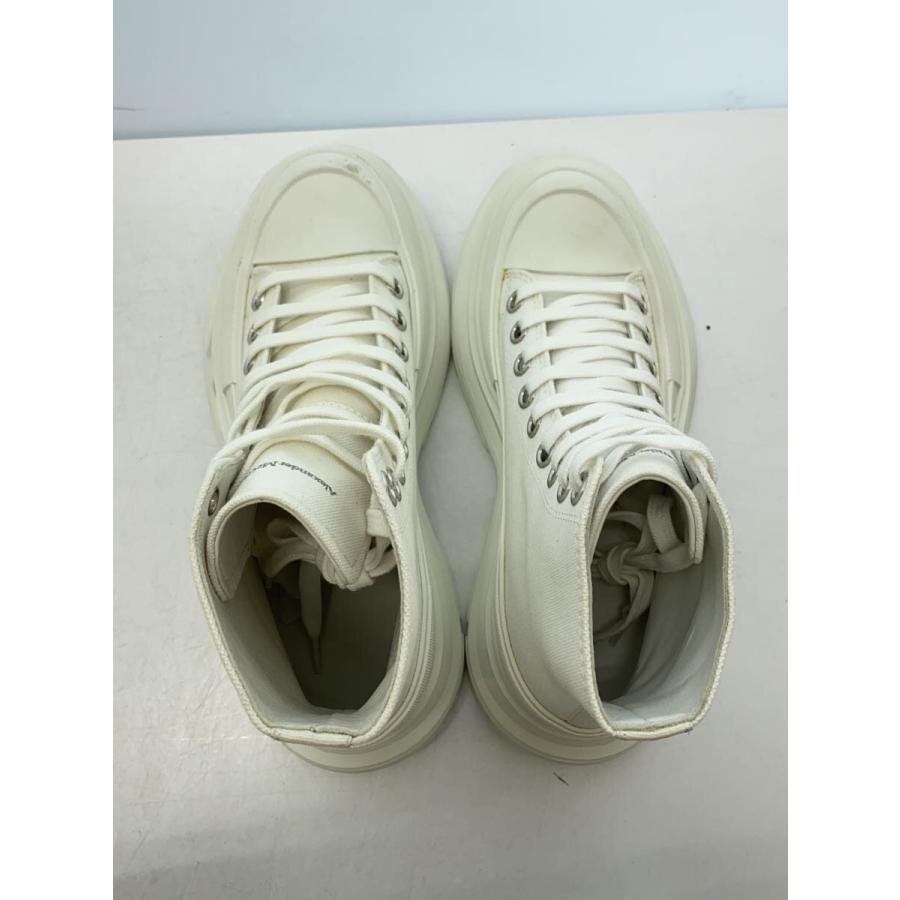 Alexander McQueen◇ハイカットスニーカー/38/WHT/キャンバス/611706