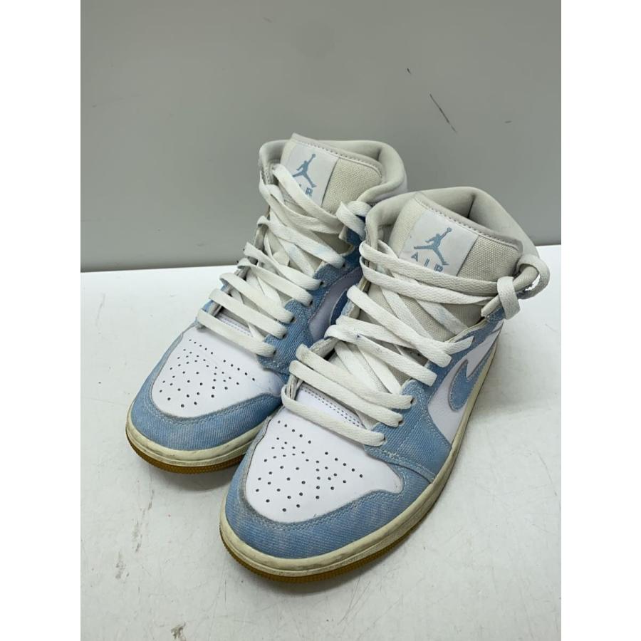NIKE◇AIR JORDAN 1 MID SE_エア ジョーダン SE/25cm/WHT// : セカンド