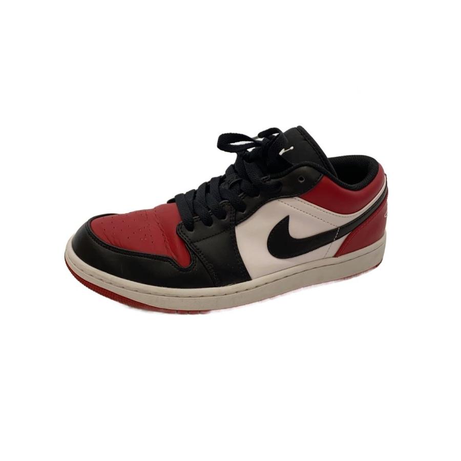 NIKE◇AIR JORDAN 1 LOW_エア ジョーダン ロー/27cm/RED/レザー