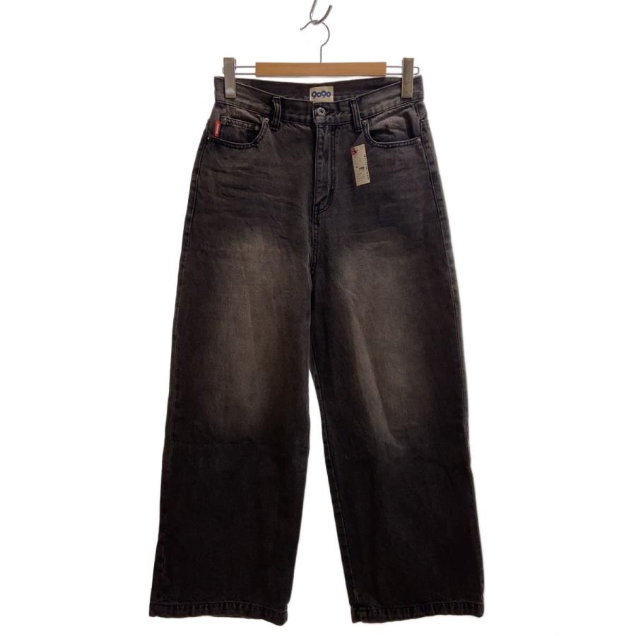 9090◇OG Logo Painted Denim Pants/ボトム/M/コットン/グレー/NN1919