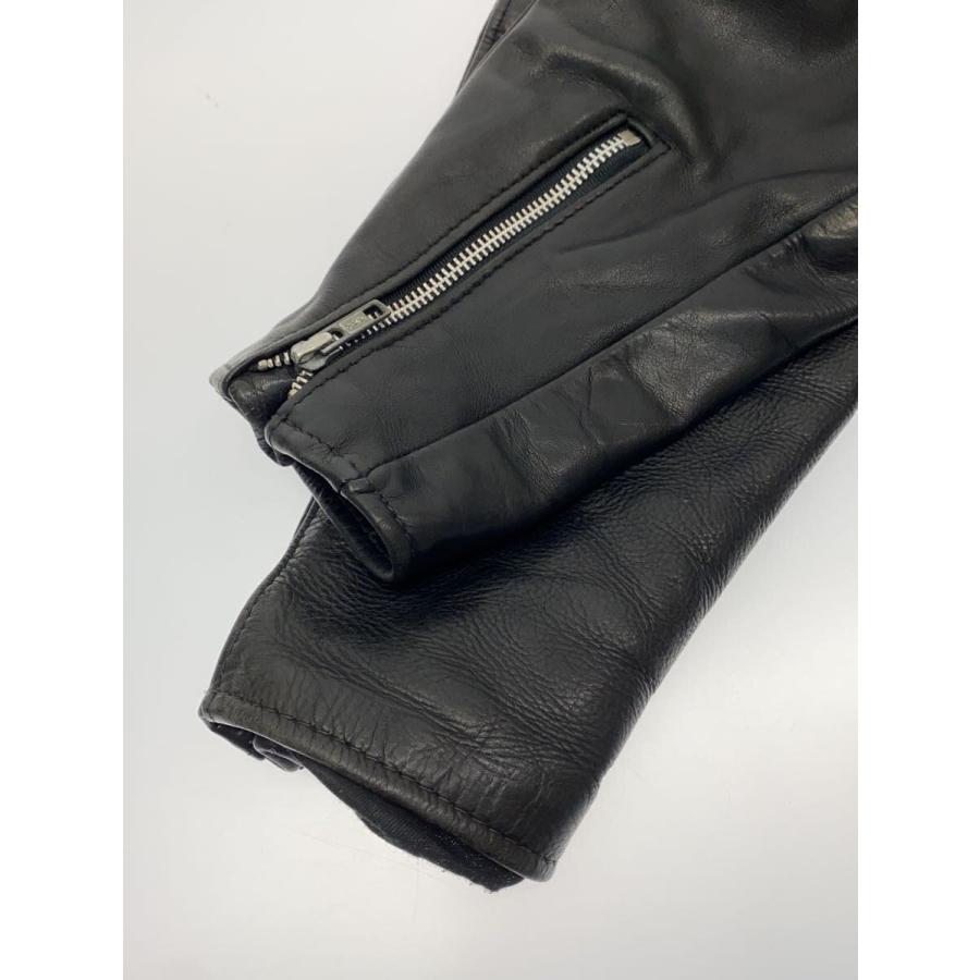 SCHOTT 618 90s ダブルライダースジャケット USA製 黒 38 Schott◇〜90s/618/USA製/ダブルライダースジャケット/38/レザー