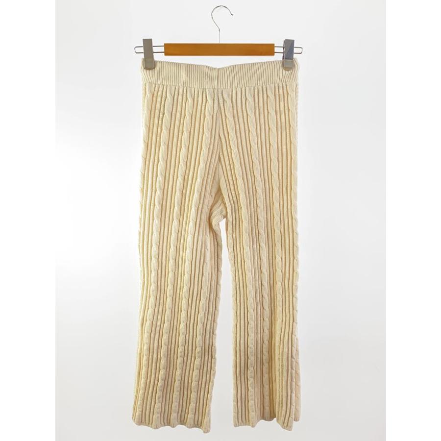 adidas◇Knitted 70s Jogger WONWHI/ボトム/L/ポリエステル/IVO