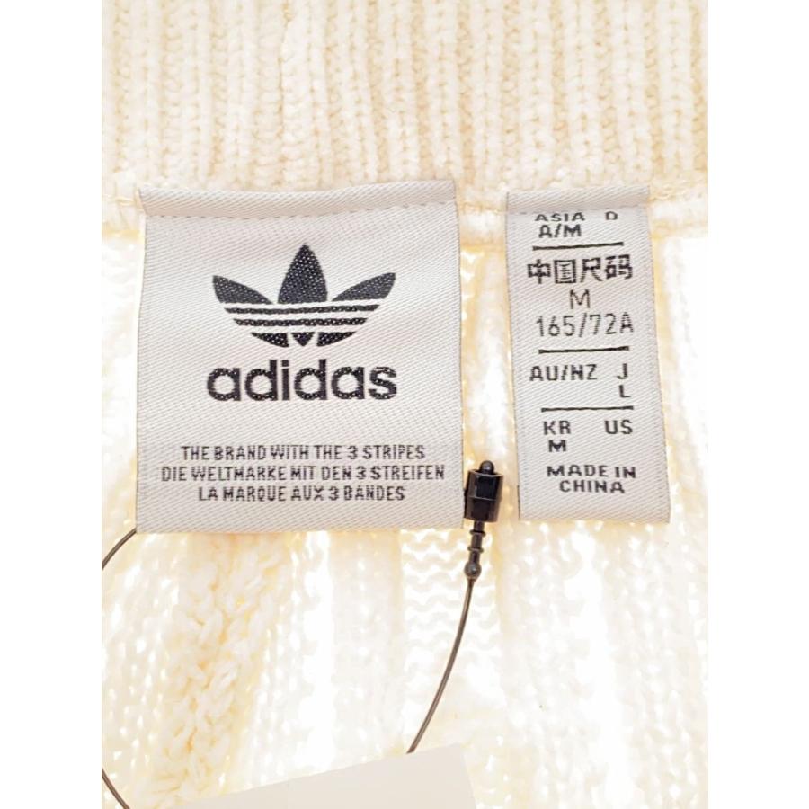 adidas◇Knitted 70s Jogger WONWHI/ボトム/L/ポリエステル/IVO