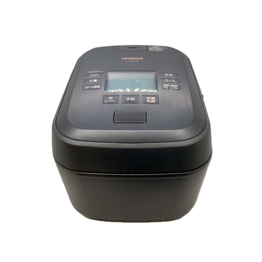 HITACHI 炊飯器 RZ-W100GM(K) 黒　新品・未開封 HITACHI◇炊飯器 圧力&スチーム ふっくら御膳 RZ-W100GM(K) : セカンド