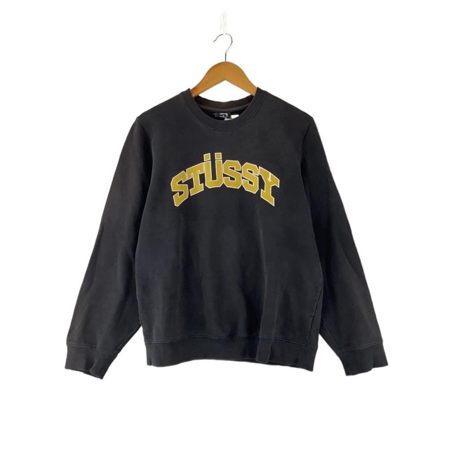 STUSSY◇スウェット/M/コットン/BLK// : セカンドストリートYahoo!店