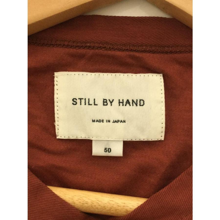STILL BY HAND◆Long Pocket Half Sleeve Tee/Tシャツ/50/コットン/BRW/CS0592｜ssol-shopping｜03