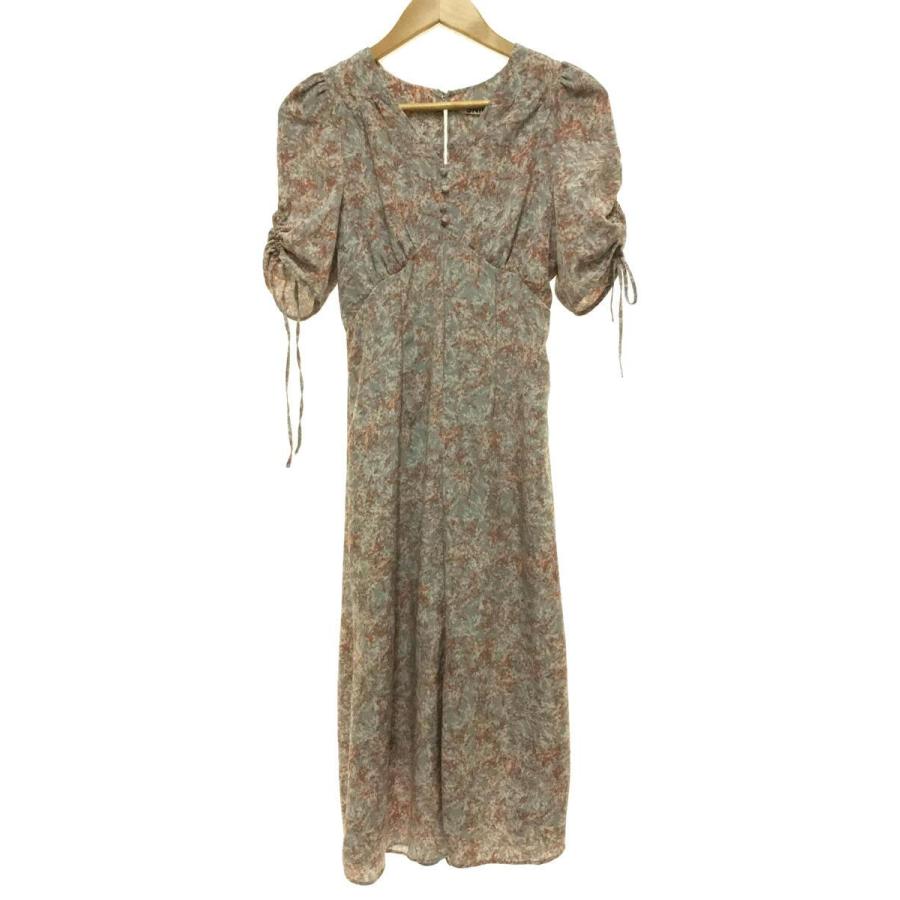 SNIDEL◇21SS/バリエーションマーメイドプリントワンピース/0  