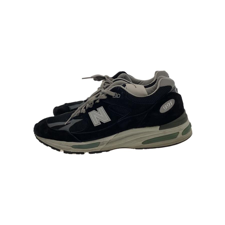 NEW BALANCE◇991 V2/ローカットスニーカー/US10/BLK/スウェード