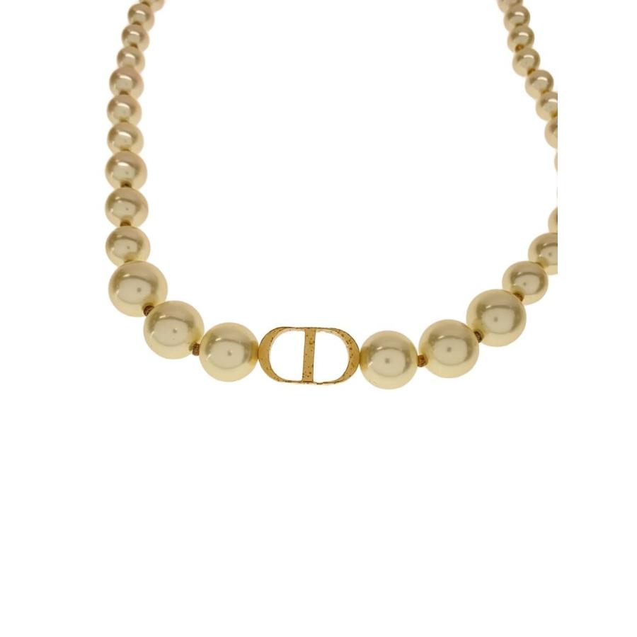 Christian Dior◇30MONTAIGNE/ネックレス/--/パール/WHT/レディース