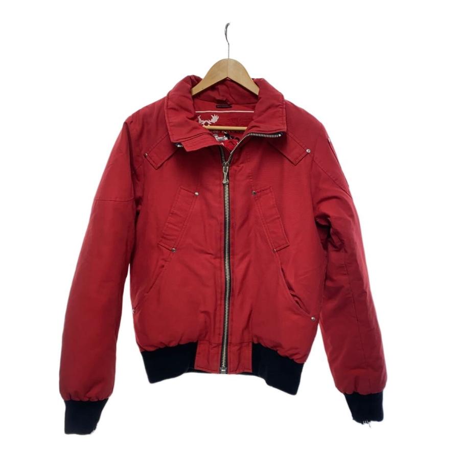 MOOSE KNUCKLES◇フード欠品/袖ダメージ//ダウンジャケット/S/コットン