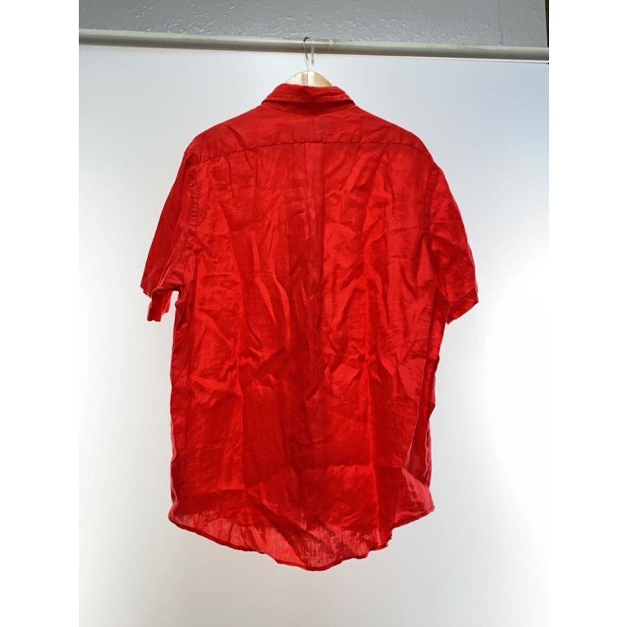 POLO RALPH LAUREN◇半袖シャツ/XL/リネン/RED// : セカンドストリート