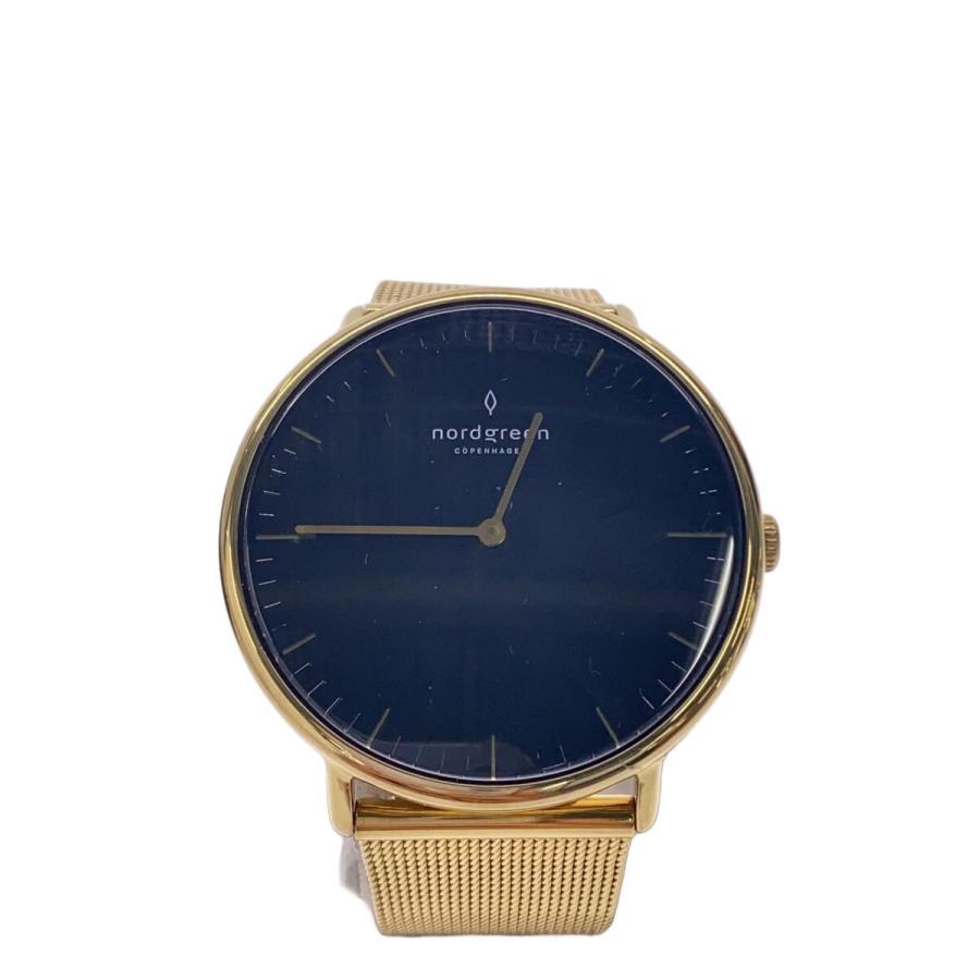 nordgreen◇クォーツ腕時計/アナログ/--/BLK/NVY : セカンドストリート