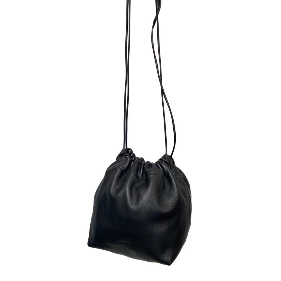 JIL SANDER◇ハンドバッグ/レザー/BLK/無地/J07WG0027 : セカンド