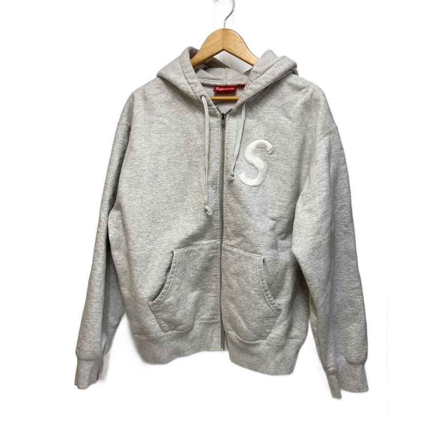 Supreme◇23AW/S Logo Zip Up Hooded Sweatshirt/ジップパーカー/M 