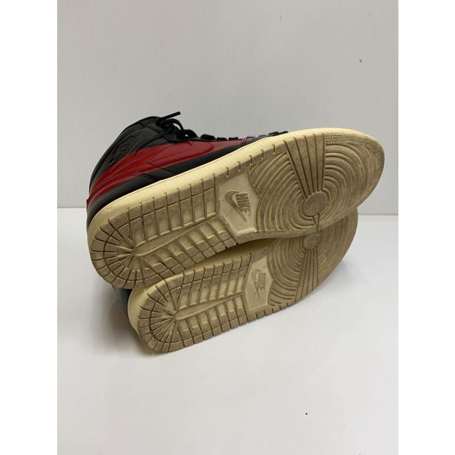 NIKE◇AIR JORDAN 1 HIGH OG DEFIANT/エアジョーダン1ハイ/ブラック