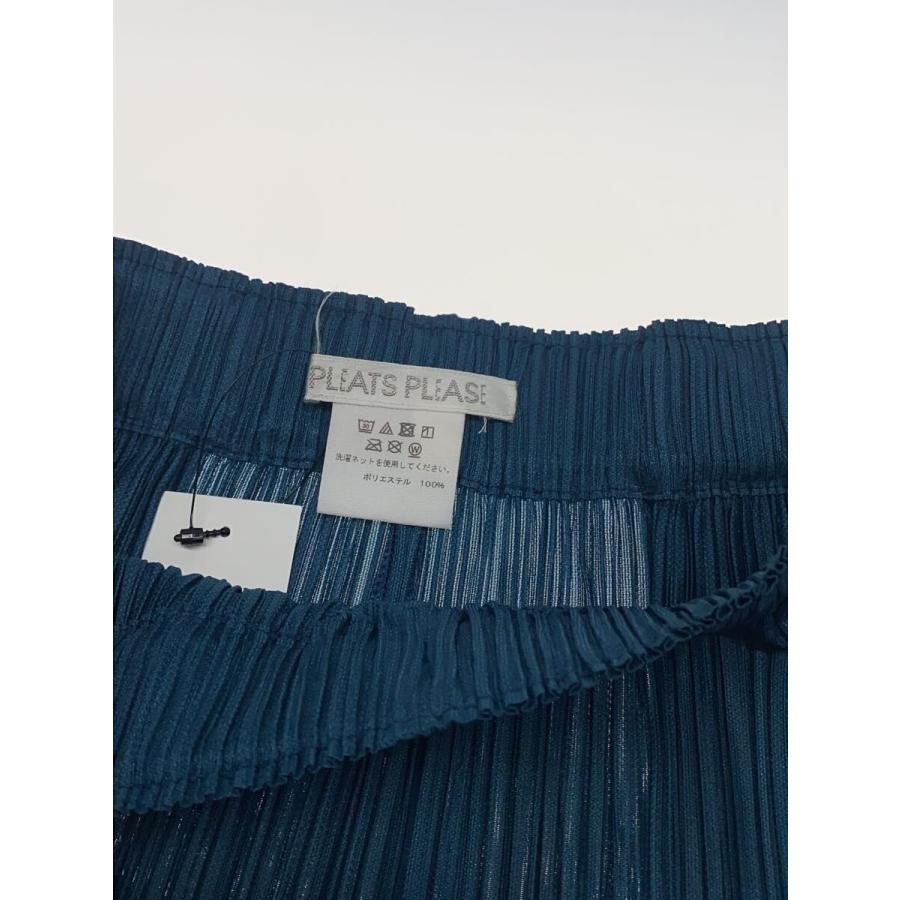 PLEATS PLEASE ISSEY MIYAKE◇ワイドパンツ/2/ポリエステル/GRN/PP93
