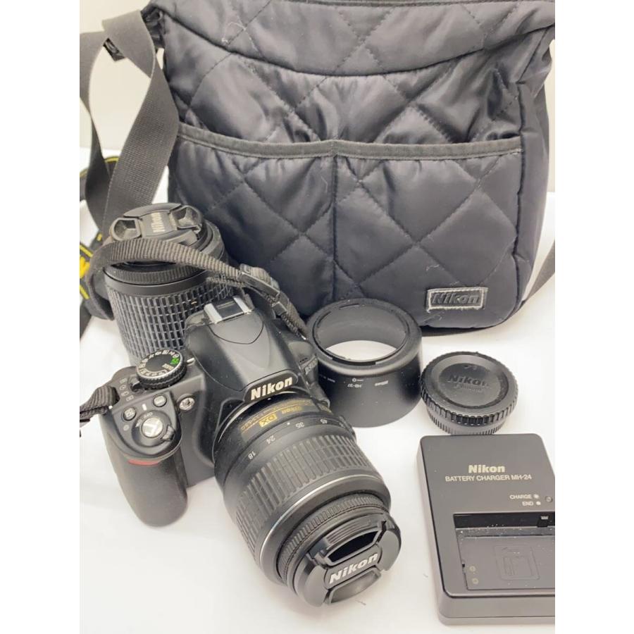 Nikon◇デジタル一眼カメラ D3100 200mmダブルズームキット [ブラック