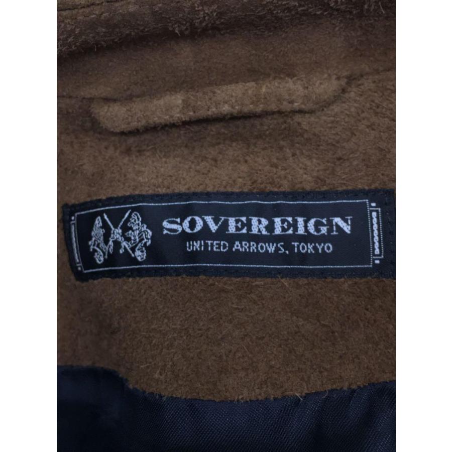 Sovereign◆ダッフルコート/48/スウェード/CML/中古｜ssol-shopping｜03