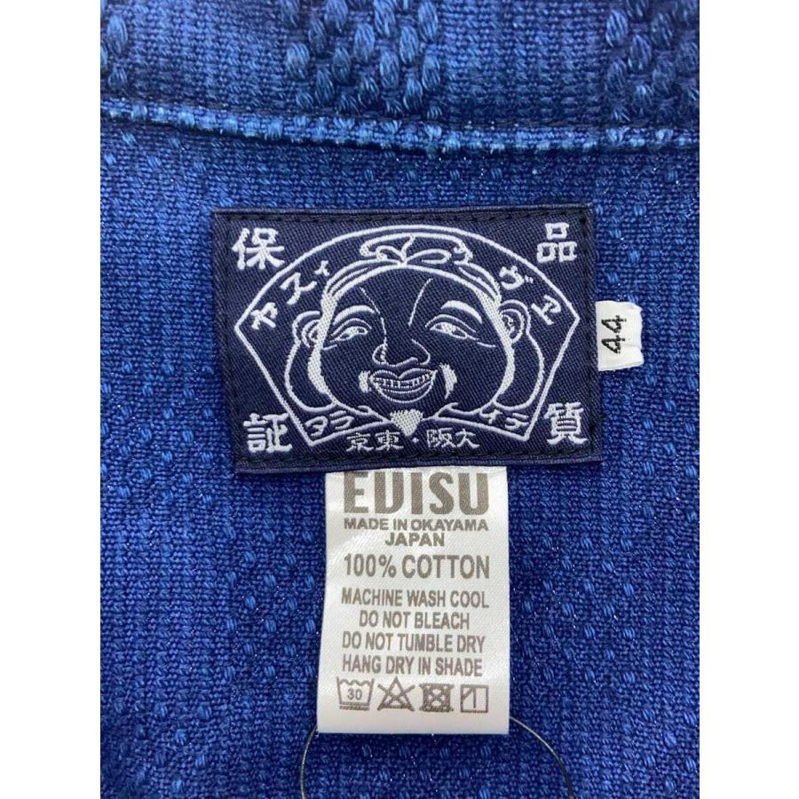 EVISU◆テーラードジャケット/44/コットン/NVY/刺し子/藍染め/1B/ノーベント//｜ssol-shopping｜03